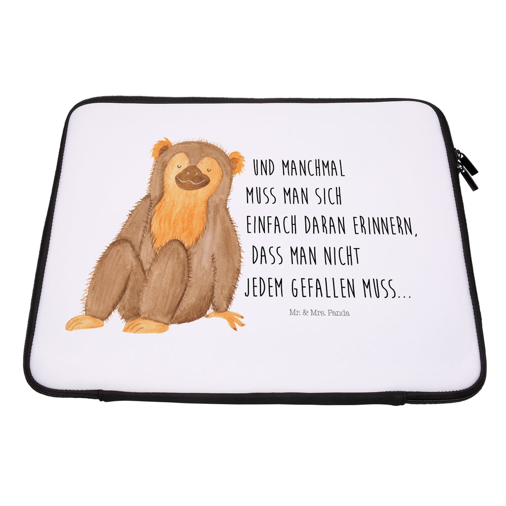 33 x 42 Notebook Tasche Affe Notebook Tasche, Laptop, Computertasche, Tasche, Schutzhülle, Afrika, Wildtiere, Affe, Äffchen, Affen, Selbstliebe, Respekt, Motivation, Selbstachtung, Liebe, Selbstbewusstsein, Selfcare