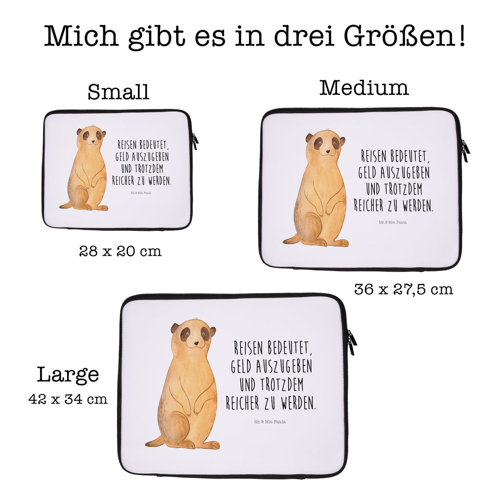 33 x 42 Notebook Tasche Erdmännchen Notebook Tasche, Laptop, Computertasche, Tasche, Schutzhülle, Afrika, Wildtiere, Erdmännchen, Reisen, Spruch, Weltreise, Afrikareise, Roadtrip, Traveling
