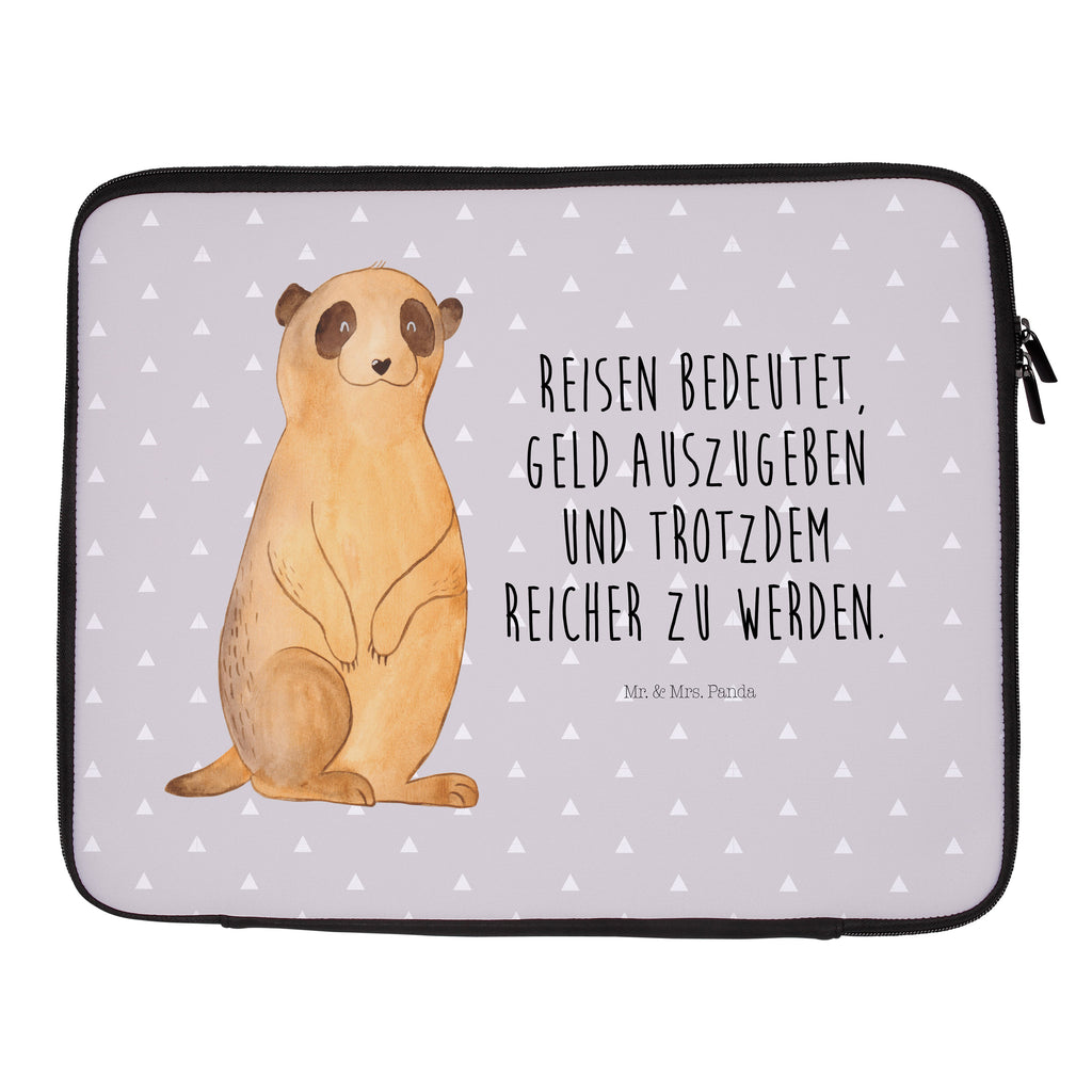 33 x 42 Notebook Tasche Erdmännchen Notebook Tasche, Laptop, Computertasche, Tasche, Schutzhülle, Afrika, Wildtiere, Erdmännchen, Reisen, Spruch, Weltreise, Afrikareise, Roadtrip, Traveling