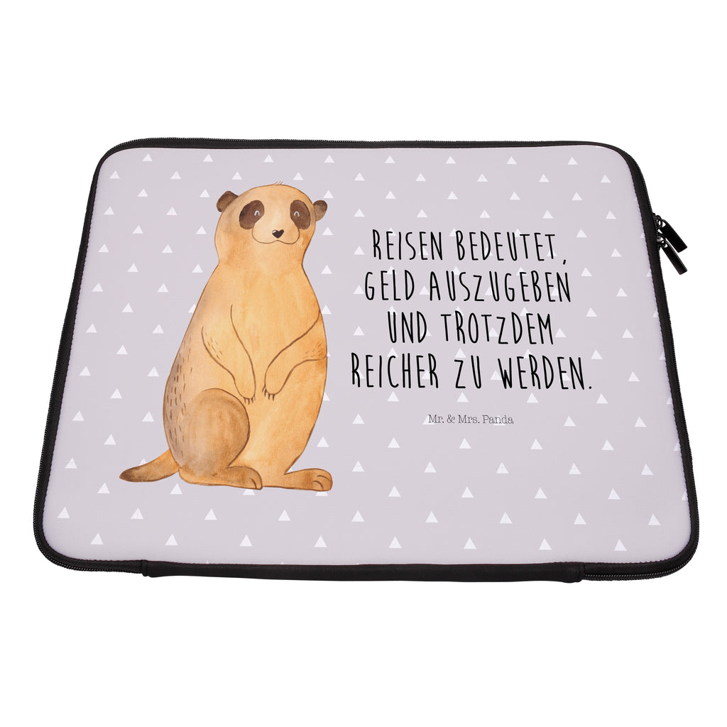 33 x 42 Notebook Tasche Erdmännchen Notebook Tasche, Laptop, Computertasche, Tasche, Schutzhülle, Afrika, Wildtiere, Erdmännchen, Reisen, Spruch, Weltreise, Afrikareise, Roadtrip, Traveling
