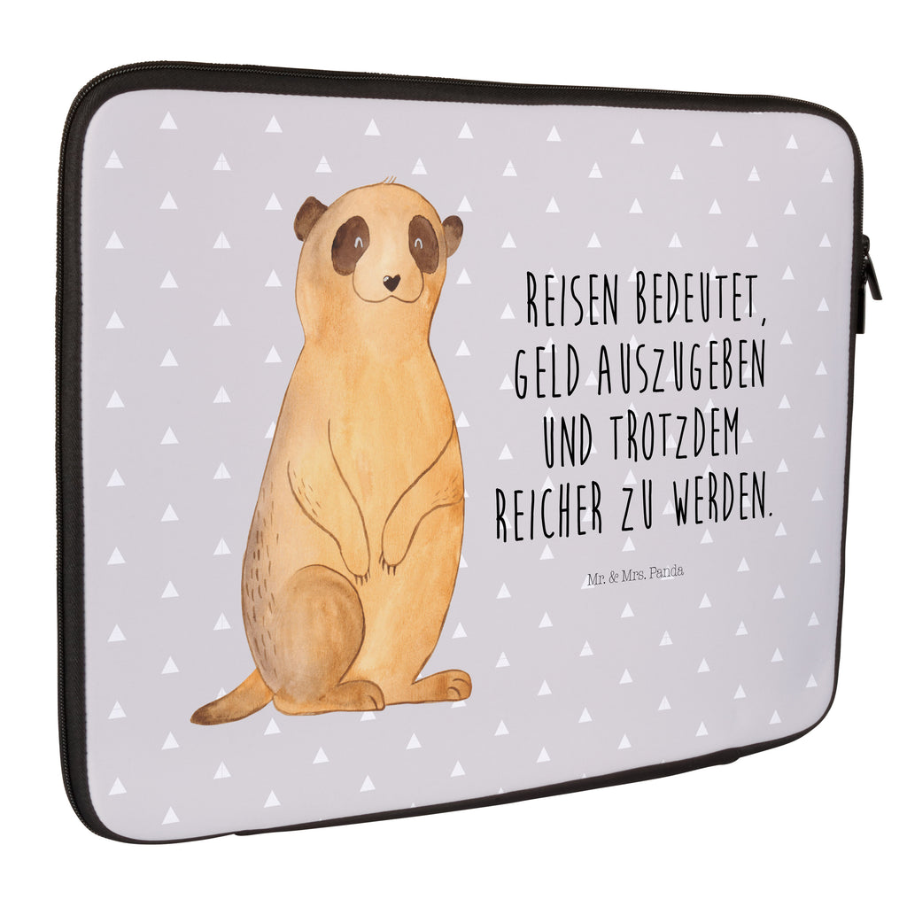 33 x 42 Notebook Tasche Erdmännchen Notebook Tasche, Laptop, Computertasche, Tasche, Schutzhülle, Afrika, Wildtiere, Erdmännchen, Reisen, Spruch, Weltreise, Afrikareise, Roadtrip, Traveling