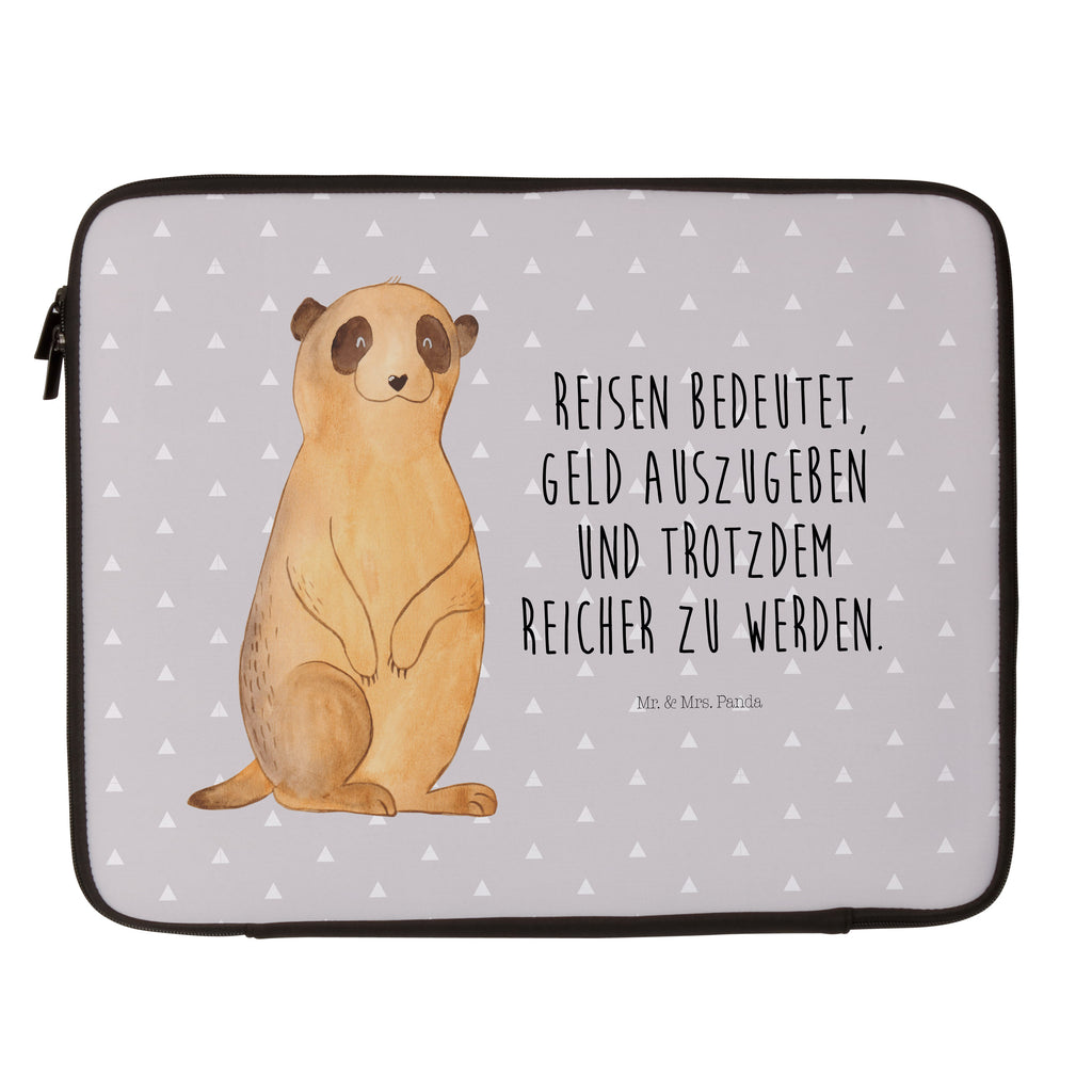 33 x 42 Notebook Tasche Erdmännchen Notebook Tasche, Laptop, Computertasche, Tasche, Schutzhülle, Afrika, Wildtiere, Erdmännchen, Reisen, Spruch, Weltreise, Afrikareise, Roadtrip, Traveling