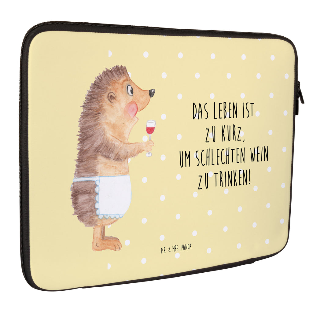 33 x 42 Notebook Tasche Igel mit Wein Notebook Tasche, Laptop, Computertasche, Tasche, Schutzhülle, Tiermotive, Gute Laune, lustige Sprüche, Tiere, Wein Spruch, Igel, Geschenk Weintrinker, Geschenk Weinliebhaber, Wein Deko, Weinglas, Rotwein, Weißwein, Wein trinken
