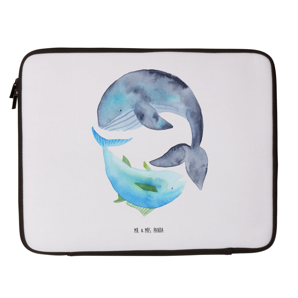 33 x 42 Notebook Tasche Walfisch & Thunfisch Notebook Tasche, Laptop, Computertasche, Tasche, Schutzhülle, Tiermotive, Gute Laune, lustige Sprüche, Tiere, Wal, Wahl, Tunfisch, Wortwitz lustig, Spruch lustig, Flachwitz, Witz, Spruch des Tages, Flachwitz Geschenk