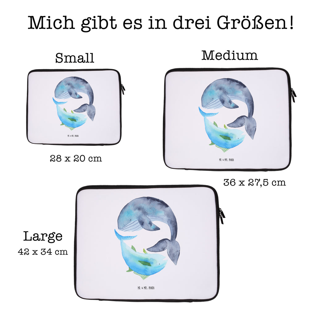 33 x 42 Notebook Tasche Walfisch & Thunfisch Notebook Tasche, Laptop, Computertasche, Tasche, Schutzhülle, Tiermotive, Gute Laune, lustige Sprüche, Tiere, Wal, Wahl, Tunfisch, Wortwitz lustig, Spruch lustig, Flachwitz, Witz, Spruch des Tages, Flachwitz Geschenk