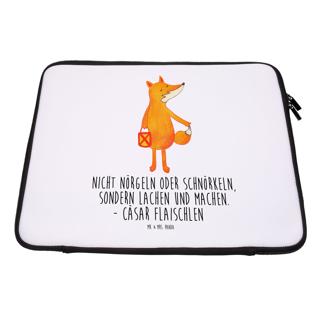 20 x 28 Notebook Tasche  Fuchs Laterne Notebook Tasche, Laptop, Computertasche, Tasche, Fuchs, Füchse, Spruch trösten, Liebeskummer Spruch, Laterne, Sankt Martin, Laternenumzug, Aufmuntern, Cäsar Otto Hugo Flaischlen