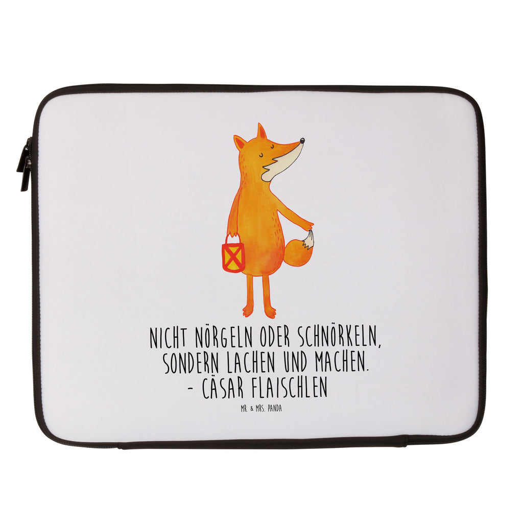 20 x 28 Notebook Tasche  Fuchs Laterne Notebook Tasche, Laptop, Computertasche, Tasche, Fuchs, Füchse, Spruch trösten, Liebeskummer Spruch, Laterne, Sankt Martin, Laternenumzug, Aufmuntern, Cäsar Otto Hugo Flaischlen