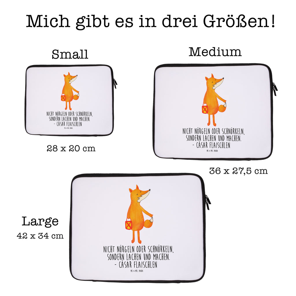 20 x 28 Notebook Tasche  Fuchs Laterne Notebook Tasche, Laptop, Computertasche, Tasche, Fuchs, Füchse, Spruch trösten, Liebeskummer Spruch, Laterne, Sankt Martin, Laternenumzug, Aufmuntern, Cäsar Otto Hugo Flaischlen