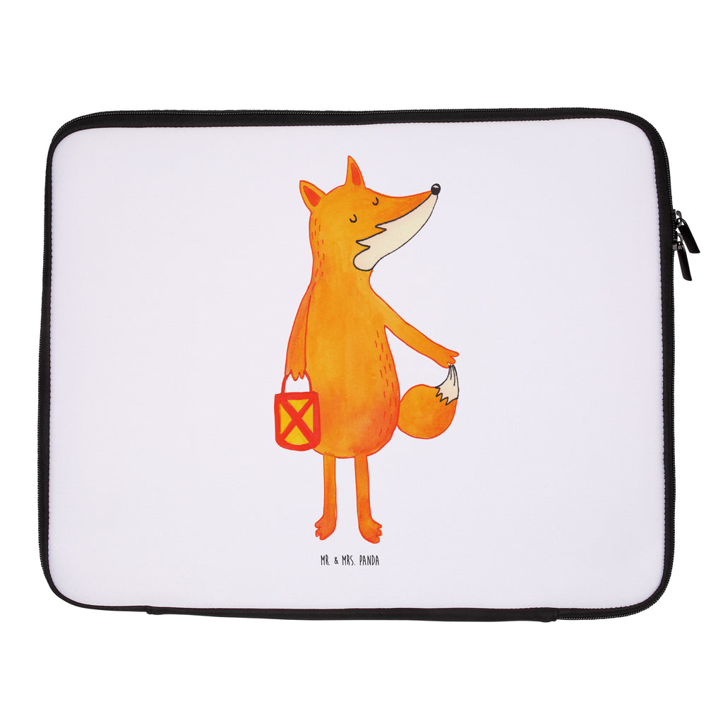 20 x 28 Notebook Tasche  Fuchs Laterne Notebook Tasche, Laptop, Computertasche, Tasche, Fuchs, Füchse, Spruch trösten, Liebeskummer Spruch, Laterne, Sankt Martin, Laternenumzug, Aufmuntern, Cäsar Otto Hugo Flaischlen