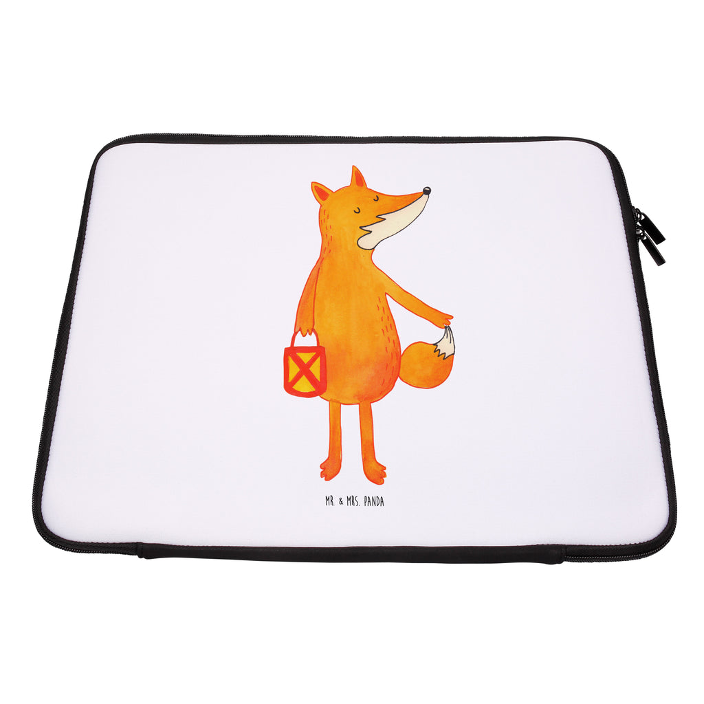 20 x 28 Notebook Tasche  Fuchs Laterne Notebook Tasche, Laptop, Computertasche, Tasche, Fuchs, Füchse, Spruch trösten, Liebeskummer Spruch, Laterne, Sankt Martin, Laternenumzug, Aufmuntern, Cäsar Otto Hugo Flaischlen