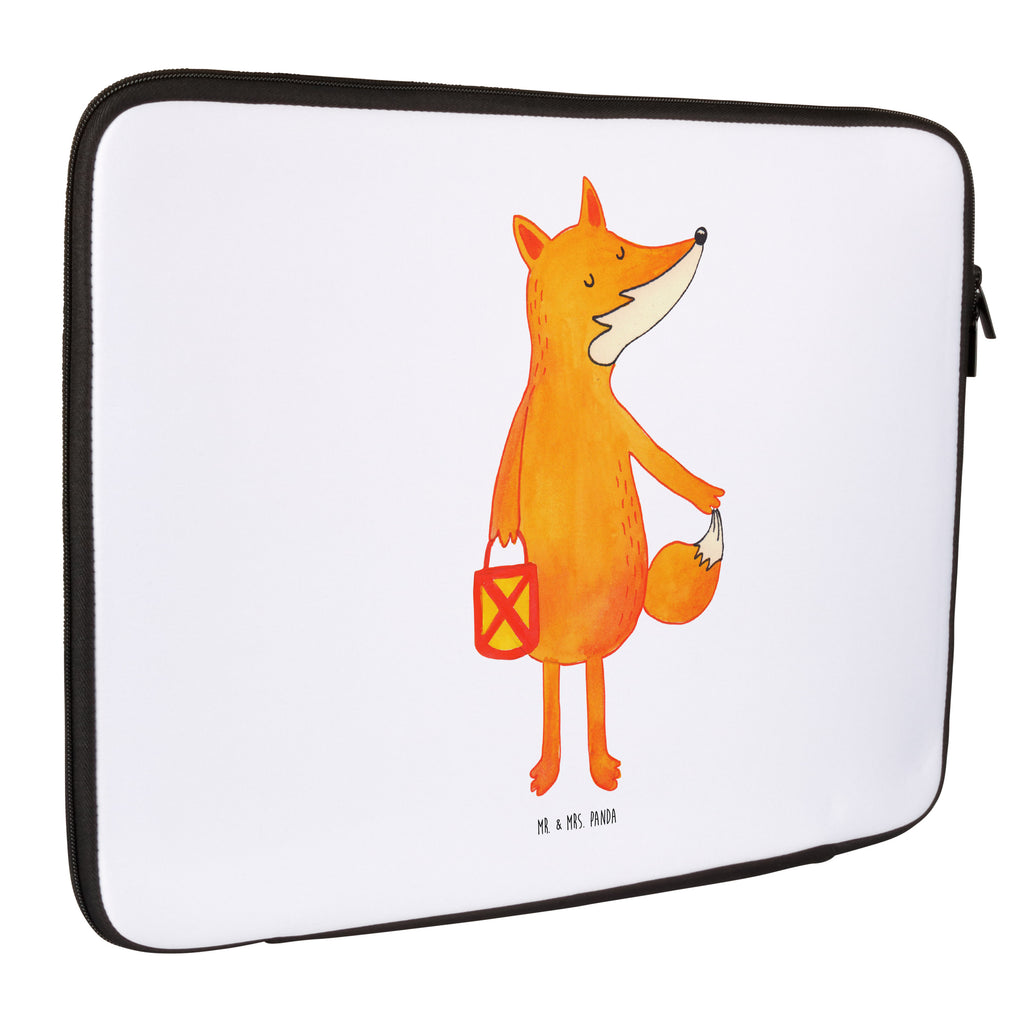 20 x 28 Notebook Tasche  Fuchs Laterne Notebook Tasche, Laptop, Computertasche, Tasche, Fuchs, Füchse, Spruch trösten, Liebeskummer Spruch, Laterne, Sankt Martin, Laternenumzug, Aufmuntern, Cäsar Otto Hugo Flaischlen