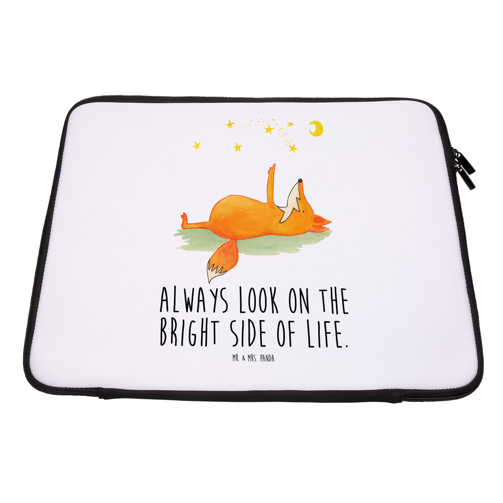 20 x 28 Notebook Tasche  Fuchs Sterne Notebook Tasche, Laptop, Computertasche, Tasche, Fuchs, Füchse, tröstende Worte, Spruch positiv, Spruch schön, Romantik, Always Look on the Bright Side of Life