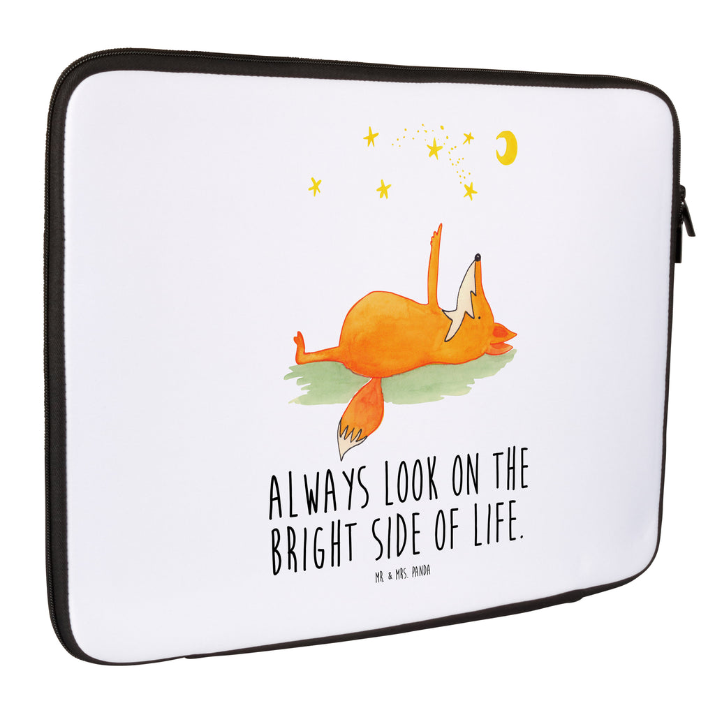 20 x 28 Notebook Tasche  Fuchs Sterne Notebook Tasche, Laptop, Computertasche, Tasche, Fuchs, Füchse, tröstende Worte, Spruch positiv, Spruch schön, Romantik, Always Look on the Bright Side of Life