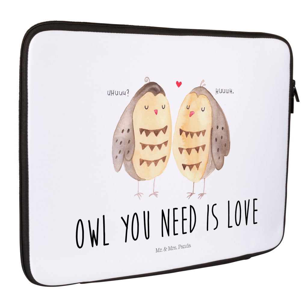 20 x 28 Notebook Tasche  Eule Liebe Notebook Tasche, Laptop, Computertasche, Tasche, Eule, Eule Deko, Liebe, Hochzeit Spruch, Owl, All you need is love, Liebe Spruch, Freundin Geschenk, Freund, Wortspiel lustig