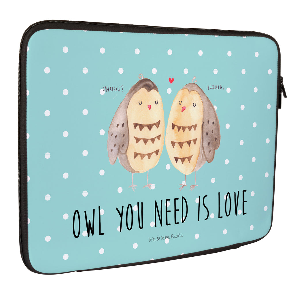 20 x 28 Notebook Tasche  Eule Liebe Notebook Tasche, Laptop, Computertasche, Tasche, Eule, Eule Deko, Liebe, Hochzeit Spruch, Owl, All you need is love, Liebe Spruch, Freundin Geschenk, Freund, Wortspiel lustig