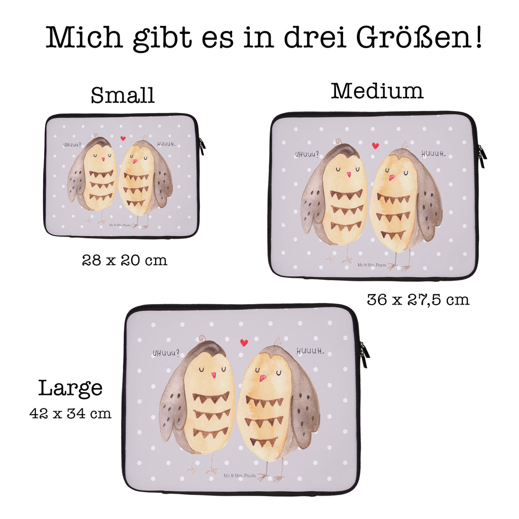 20 x 28 Notebook Tasche  Eule Liebe Notebook Tasche, Laptop, Computertasche, Tasche, Eule, Eule Deko, Liebe, Hochzeit Spruch, Owl, All you need is love, Liebe Spruch, Freundin Geschenk, Freund, Wortspiel lustig