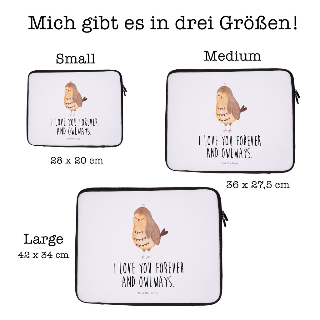 20 x 28 Notebook Tasche  Eule Zufrieden Notebook Tasche, Laptop, Computertasche, Tasche, Eule, Eule Spruch, Eule deko, Owl, Liebe Spruch, Romantisch, Wortspiel lustig, Spruch schön, Geschenk Hochzeitstag