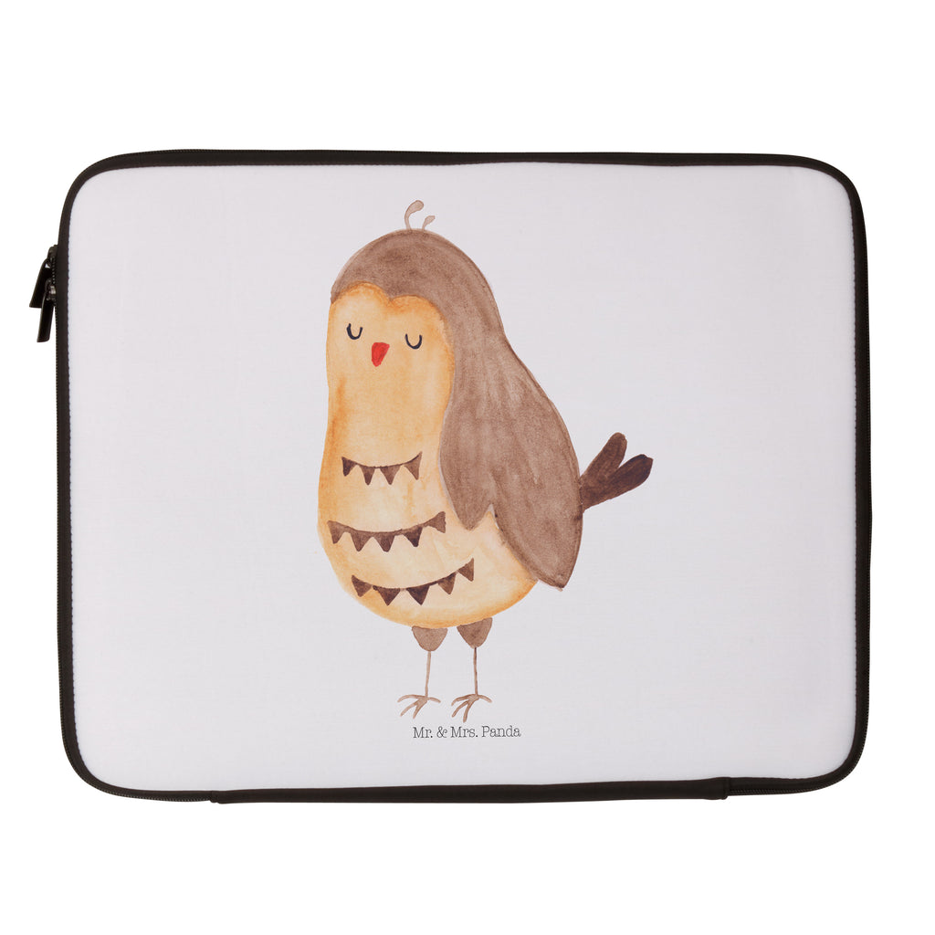 20 x 28 Notebook Tasche  Eule Zufrieden Notebook Tasche, Laptop, Computertasche, Tasche, Eule, Eule Spruch, Eule deko, Owl, Liebe Spruch, Romantisch, Wortspiel lustig, Spruch schön, Geschenk Hochzeitstag