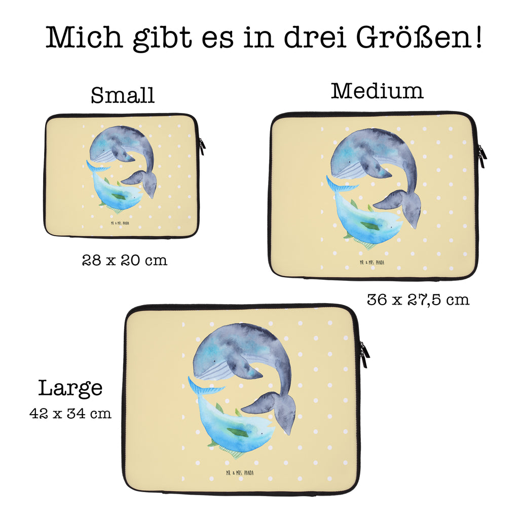 20 x 28 Notebook Tasche  Walfisch & Thunfisch Notebook Tasche, Laptop, Computertasche, Tasche, Tiermotive, Gute Laune, lustige Sprüche, Tiere, Wal, Wahl, Tunfisch, Wortwitz lustig, Spruch lustig, Flachwitz, Witz, Spruch des Tages, Flachwitz Geschenk