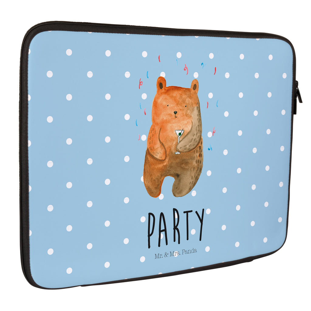 20 x 28 Notebook Tasche  Bär Party Notebook Tasche, Laptop, Computertasche, Tasche, Bär, Teddy, Teddybär, Geburtstag, Geburtstagsgeschenk, Geschenk, Party, Feiern, Abfeiern, Mitbringsel, Gute Laune, Lustig