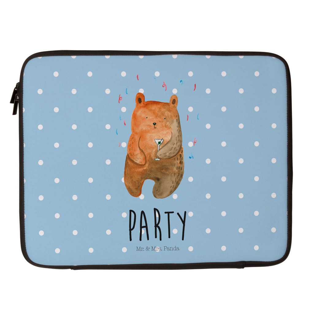 20 x 28 Notebook Tasche  Bär Party Notebook Tasche, Laptop, Computertasche, Tasche, Bär, Teddy, Teddybär, Geburtstag, Geburtstagsgeschenk, Geschenk, Party, Feiern, Abfeiern, Mitbringsel, Gute Laune, Lustig