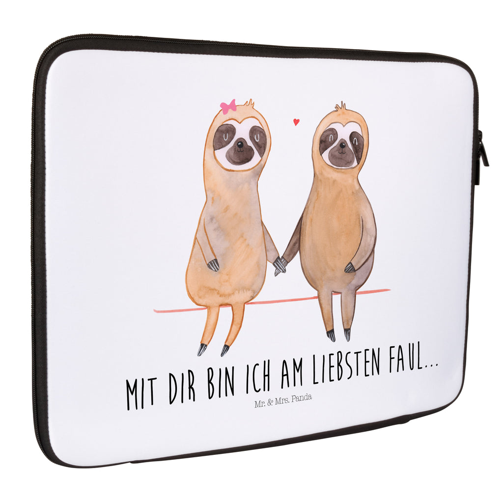 20 x 28 Notebook Tasche  Faultier Pärchen Notebook Tasche, Laptop, Computertasche, Tasche, Faultier, Faultier Geschenk, Faultier Deko, Faultiere, faul, Lieblingstier, Liebe, Liebespaar, Faultierliebe, Faultierpärchen, verliebt, verlobt, gemeinsam, relaxen, Pärchen, Beziehung, Langsamkeit
