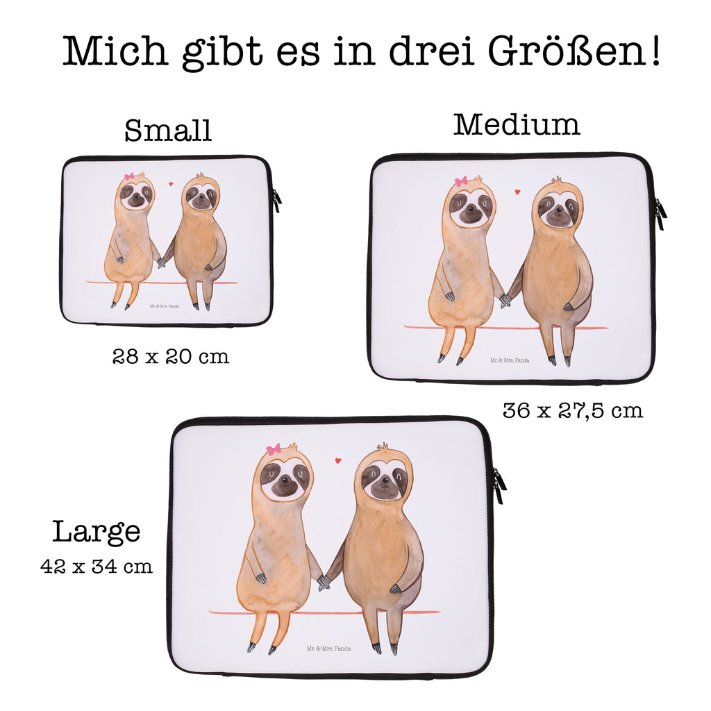 20 x 28 Notebook Tasche  Faultier Pärchen Notebook Tasche, Laptop, Computertasche, Tasche, Faultier, Faultier Geschenk, Faultier Deko, Faultiere, faul, Lieblingstier, Liebe, Liebespaar, Faultierliebe, Faultierpärchen, verliebt, verlobt, gemeinsam, relaxen, Pärchen, Beziehung, Langsamkeit