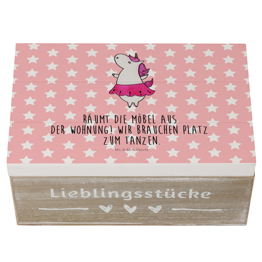 Holzkiste Einhorn Ballerina Holzkiste, Kiste, Schatzkiste, Truhe, Schatulle, XXL, Erinnerungsbox, Erinnerungskiste, Dekokiste, Aufbewahrungsbox, Einhorn, Einhörner, Einhorn Deko, Pegasus, Unicorn, Tanzen, Ballerina, Party, Wohnung, Spaß, Feiern, Geburtstag, Tänzerin, Lebenslust, Lebensfreude