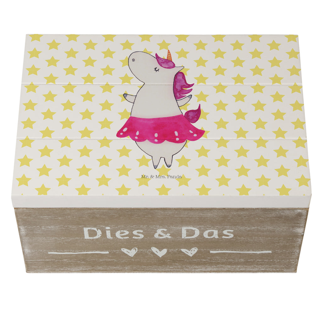 Holzkiste Einhorn Ballerina Holzkiste, Kiste, Schatzkiste, Truhe, Schatulle, XXL, Erinnerungsbox, Erinnerungskiste, Dekokiste, Aufbewahrungsbox, Einhorn, Einhörner, Einhorn Deko, Pegasus, Unicorn, Tanzen, Ballerina, Party, Wohnung, Spaß, Feiern, Geburtstag, Tänzerin, Lebenslust, Lebensfreude