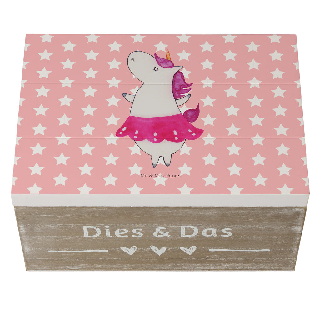 Holzkiste Einhorn Ballerina Holzkiste, Kiste, Schatzkiste, Truhe, Schatulle, XXL, Erinnerungsbox, Erinnerungskiste, Dekokiste, Aufbewahrungsbox, Einhorn, Einhörner, Einhorn Deko, Pegasus, Unicorn, Tanzen, Ballerina, Party, Wohnung, Spaß, Feiern, Geburtstag, Tänzerin, Lebenslust, Lebensfreude