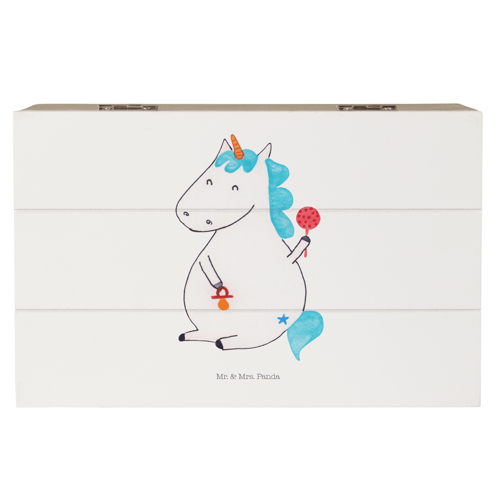 Holzkiste Einhorn Baby Holzkiste, Kiste, Schatzkiste, Truhe, Schatulle, XXL, Erinnerungsbox, Erinnerungskiste, Dekokiste, Aufbewahrungsbox, Einhorn, Einhörner, Einhorn Deko, Pegasus, Unicorn, Mutter, Geburt, Geburtstag, erstes Kind, Baby, Babyglück, Nachwuchs, Eltern, Party, Kind, Schnuller
