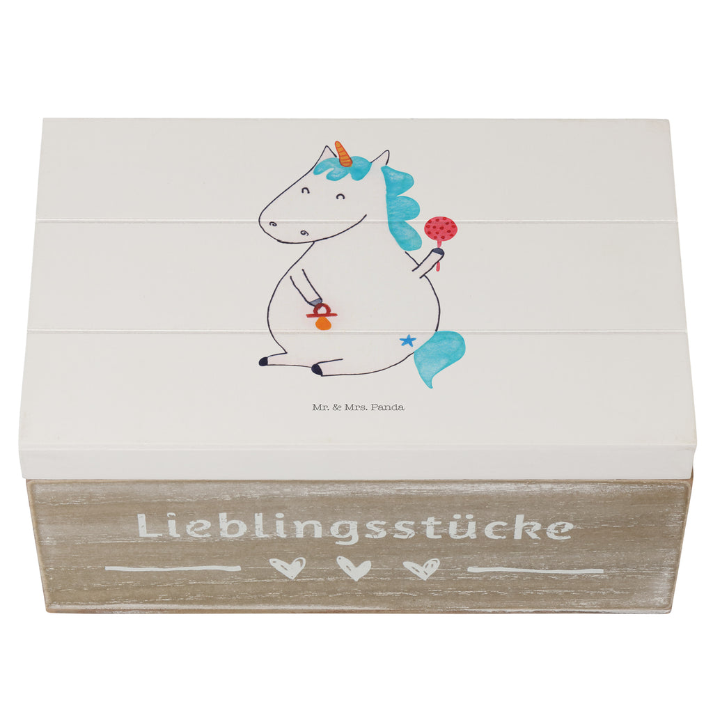 Holzkiste Einhorn Baby Holzkiste, Kiste, Schatzkiste, Truhe, Schatulle, XXL, Erinnerungsbox, Erinnerungskiste, Dekokiste, Aufbewahrungsbox, Einhorn, Einhörner, Einhorn Deko, Pegasus, Unicorn, Mutter, Geburt, Geburtstag, erstes Kind, Baby, Babyglück, Nachwuchs, Eltern, Party, Kind, Schnuller
