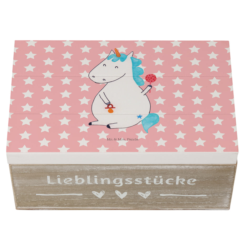 Holzkiste Einhorn Baby Holzkiste, Kiste, Schatzkiste, Truhe, Schatulle, XXL, Erinnerungsbox, Erinnerungskiste, Dekokiste, Aufbewahrungsbox, Einhorn, Einhörner, Einhorn Deko, Pegasus, Unicorn, Mutter, Geburt, Geburtstag, erstes Kind, Baby, Babyglück, Nachwuchs, Eltern, Party, Kind, Schnuller
