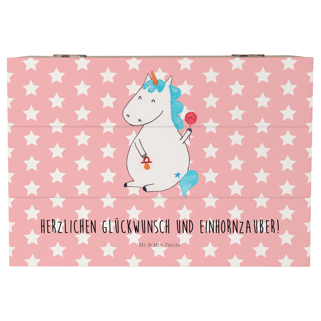Holzkiste Einhorn Baby Holzkiste, Kiste, Schatzkiste, Truhe, Schatulle, XXL, Erinnerungsbox, Erinnerungskiste, Dekokiste, Aufbewahrungsbox, Einhorn, Einhörner, Einhorn Deko, Pegasus, Unicorn, Mutter, Geburt, Geburtstag, erstes Kind, Baby, Babyglück, Nachwuchs, Eltern, Party, Kind, Schnuller