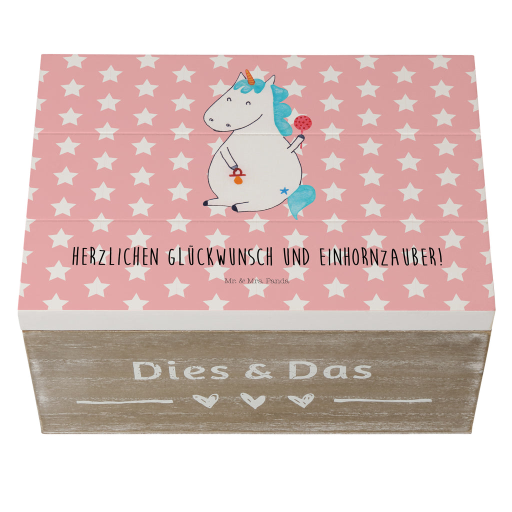Holzkiste Einhorn Baby Holzkiste, Kiste, Schatzkiste, Truhe, Schatulle, XXL, Erinnerungsbox, Erinnerungskiste, Dekokiste, Aufbewahrungsbox, Einhorn, Einhörner, Einhorn Deko, Pegasus, Unicorn, Mutter, Geburt, Geburtstag, erstes Kind, Baby, Babyglück, Nachwuchs, Eltern, Party, Kind, Schnuller