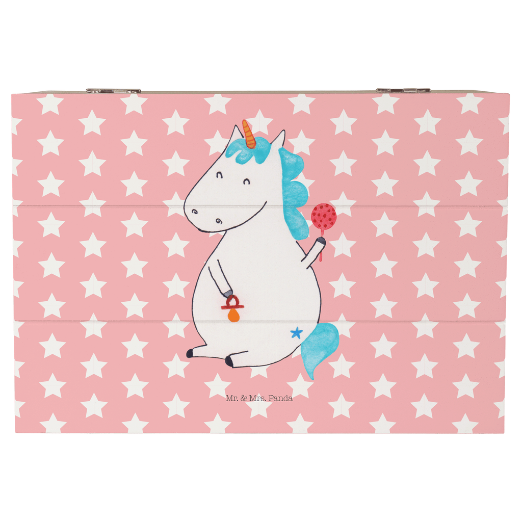 Holzkiste Einhorn Baby Holzkiste, Kiste, Schatzkiste, Truhe, Schatulle, XXL, Erinnerungsbox, Erinnerungskiste, Dekokiste, Aufbewahrungsbox, Einhorn, Einhörner, Einhorn Deko, Pegasus, Unicorn, Mutter, Geburt, Geburtstag, erstes Kind, Baby, Babyglück, Nachwuchs, Eltern, Party, Kind, Schnuller