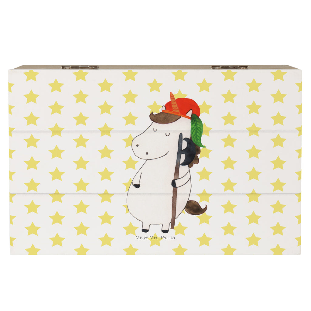 Holzkiste Einhorn Bube Holzkiste, Kiste, Schatzkiste, Truhe, Schatulle, XXL, Erinnerungsbox, Erinnerungskiste, Dekokiste, Aufbewahrungsbox, Einhorn, Einhörner, Einhorn Deko, Pegasus, Unicorn, Bube, Mittelalter