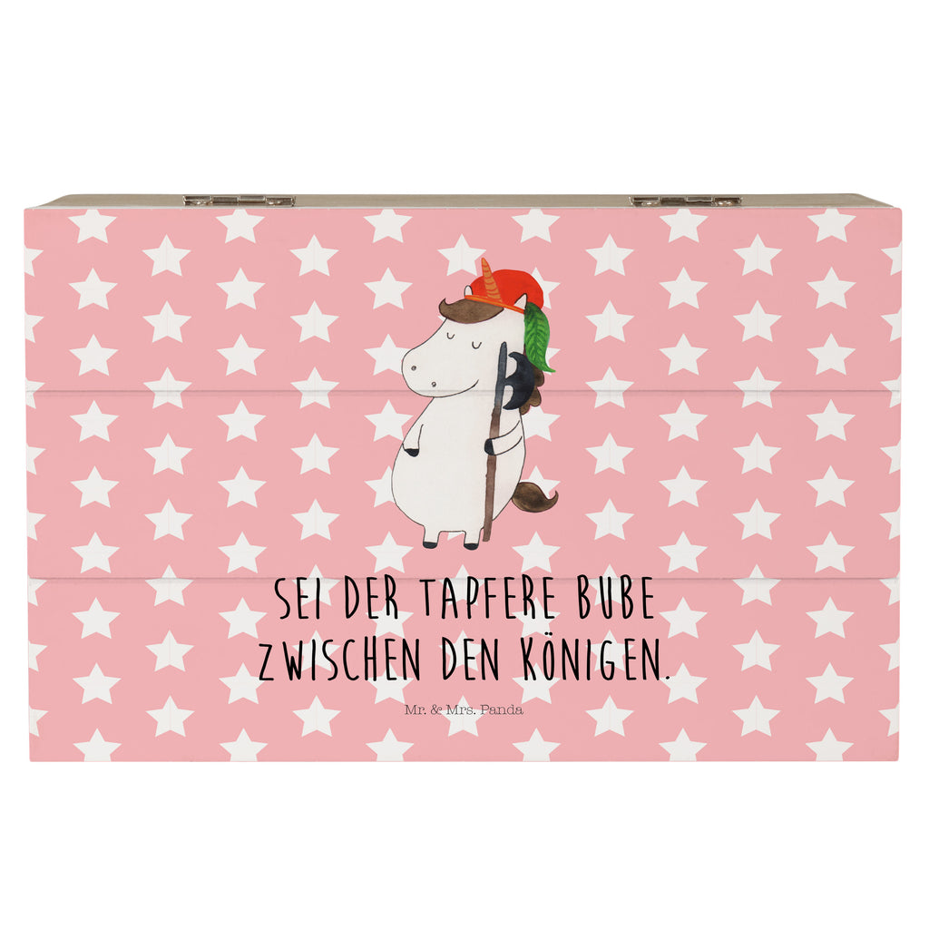 Holzkiste Einhorn Bube Holzkiste, Kiste, Schatzkiste, Truhe, Schatulle, XXL, Erinnerungsbox, Erinnerungskiste, Dekokiste, Aufbewahrungsbox, Einhorn, Einhörner, Einhorn Deko, Pegasus, Unicorn, Bube, Mittelalter