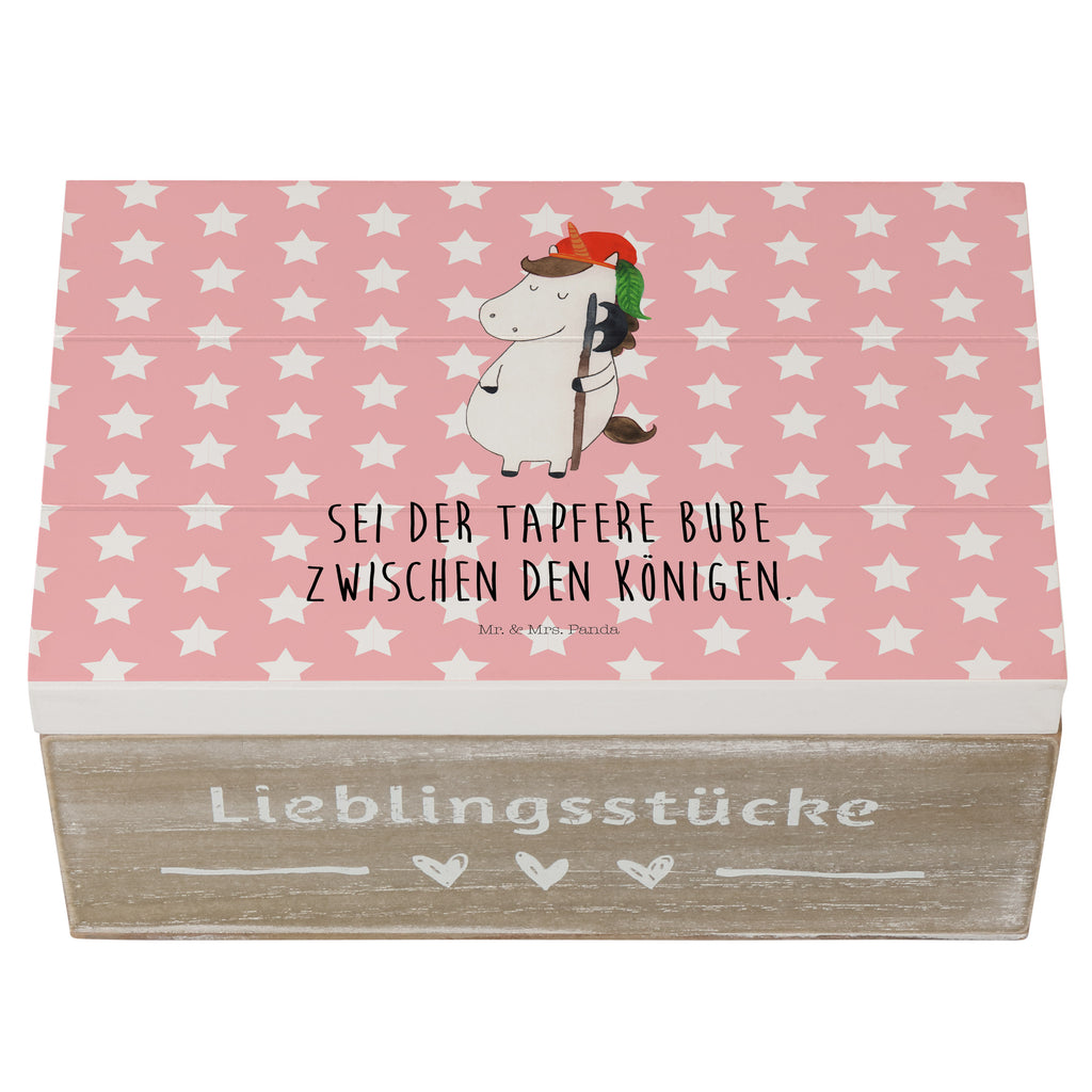 Holzkiste Einhorn Bube Holzkiste, Kiste, Schatzkiste, Truhe, Schatulle, XXL, Erinnerungsbox, Erinnerungskiste, Dekokiste, Aufbewahrungsbox, Einhorn, Einhörner, Einhorn Deko, Pegasus, Unicorn, Bube, Mittelalter