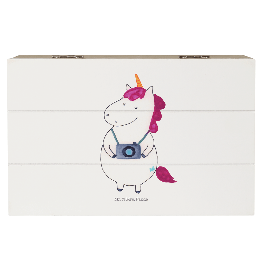 Holzkiste Einhorn Fotograf Holzkiste, Kiste, Schatzkiste, Truhe, Schatulle, XXL, Erinnerungsbox, Erinnerungskiste, Dekokiste, Aufbewahrungsbox, Einhorn, Einhörner, Einhorn Deko, Pegasus, Unicorn, Fotograf, Fotografie, Kamera, Reisen, Weltreise, Weltenbummler, Urlaub, Tourist, Kurztrip, Reise, Städtereise