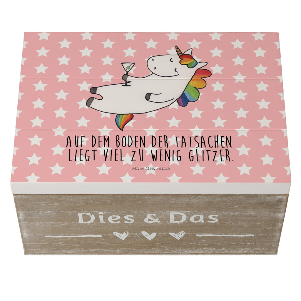 Holzkiste Einhorn Cocktail Holzkiste, Kiste, Schatzkiste, Truhe, Schatulle, XXL, Erinnerungsbox, Erinnerungskiste, Dekokiste, Aufbewahrungsbox, Einhorn, Einhörner, Einhorn Deko, Pegasus, Unicorn, Party, Spaß, Feiern, Caipirinha, Rum, Cuba Libre, Sekt, Freundin, Geburtstag, lustig, witzig, Spruch, Glitzer