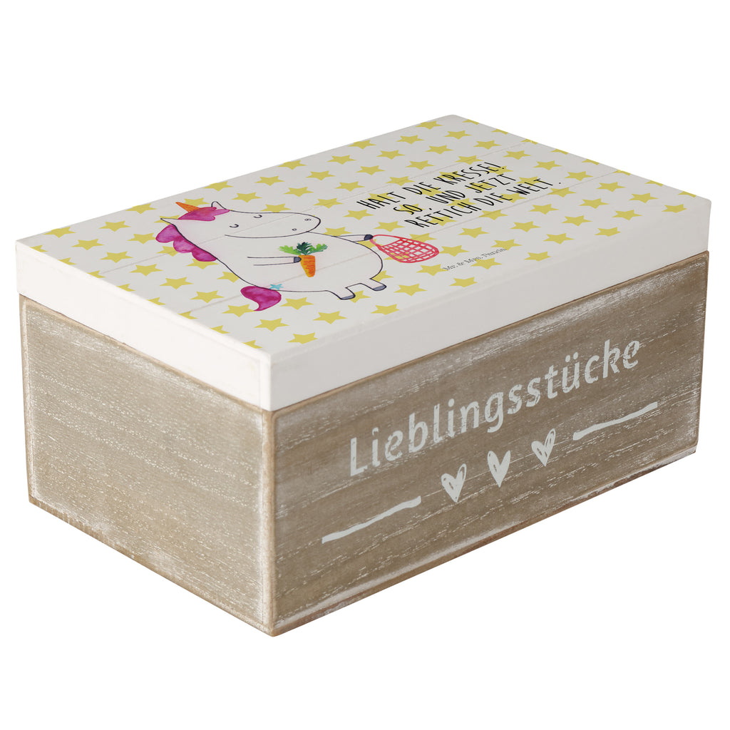 Holzkiste Einhorn Gemüse Holzkiste, Kiste, Schatzkiste, Truhe, Schatulle, XXL, Erinnerungsbox, Erinnerungskiste, Dekokiste, Aufbewahrungsbox, Einhorn, Einhörner, Einhorn Deko, Pegasus, Unicorn, Biomarkt, Bio, Gemüse, Wochenmarkt
