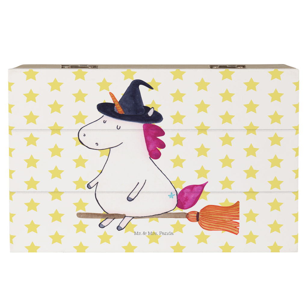 Holzkiste Einhorn Hexe Holzkiste, Kiste, Schatzkiste, Truhe, Schatulle, XXL, Erinnerungsbox, Erinnerungskiste, Dekokiste, Aufbewahrungsbox, Einhorn, Einhörner, Einhorn Deko, Pegasus, Unicorn, Frau, Ehefrau, Hexe, Teufel, Engel, Verrückte, Freundin, Leben, Zicke