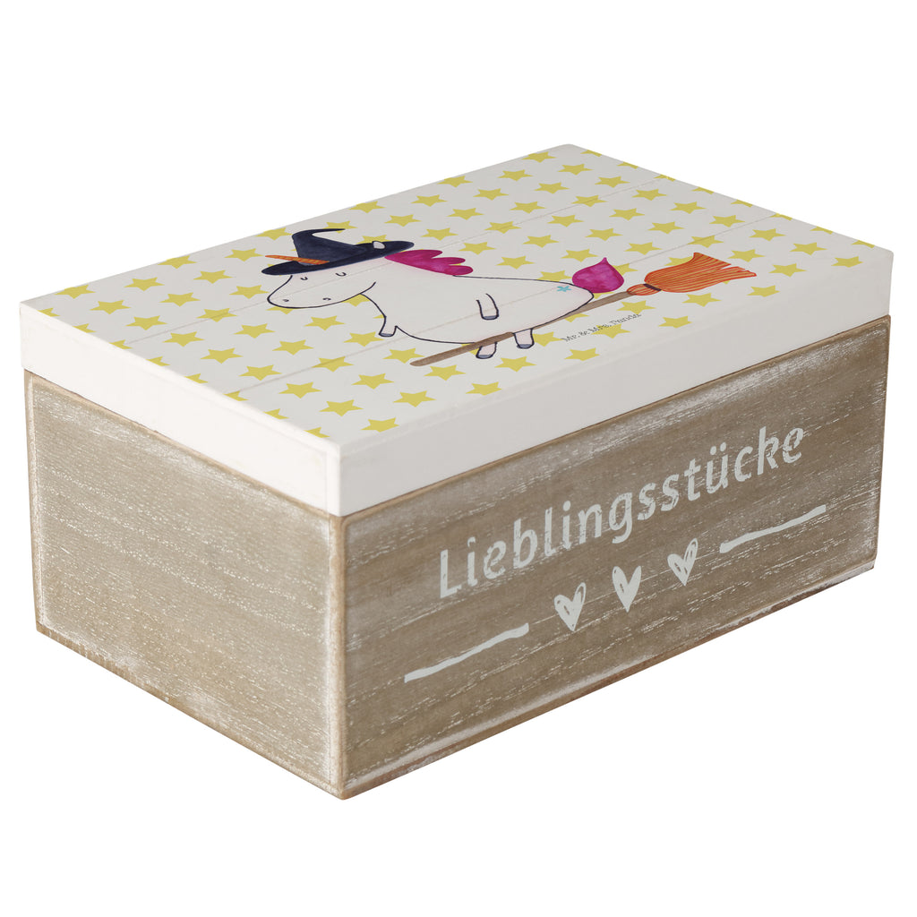 Holzkiste Einhorn Hexe Holzkiste, Kiste, Schatzkiste, Truhe, Schatulle, XXL, Erinnerungsbox, Erinnerungskiste, Dekokiste, Aufbewahrungsbox, Einhorn, Einhörner, Einhorn Deko, Pegasus, Unicorn, Frau, Ehefrau, Hexe, Teufel, Engel, Verrückte, Freundin, Leben, Zicke