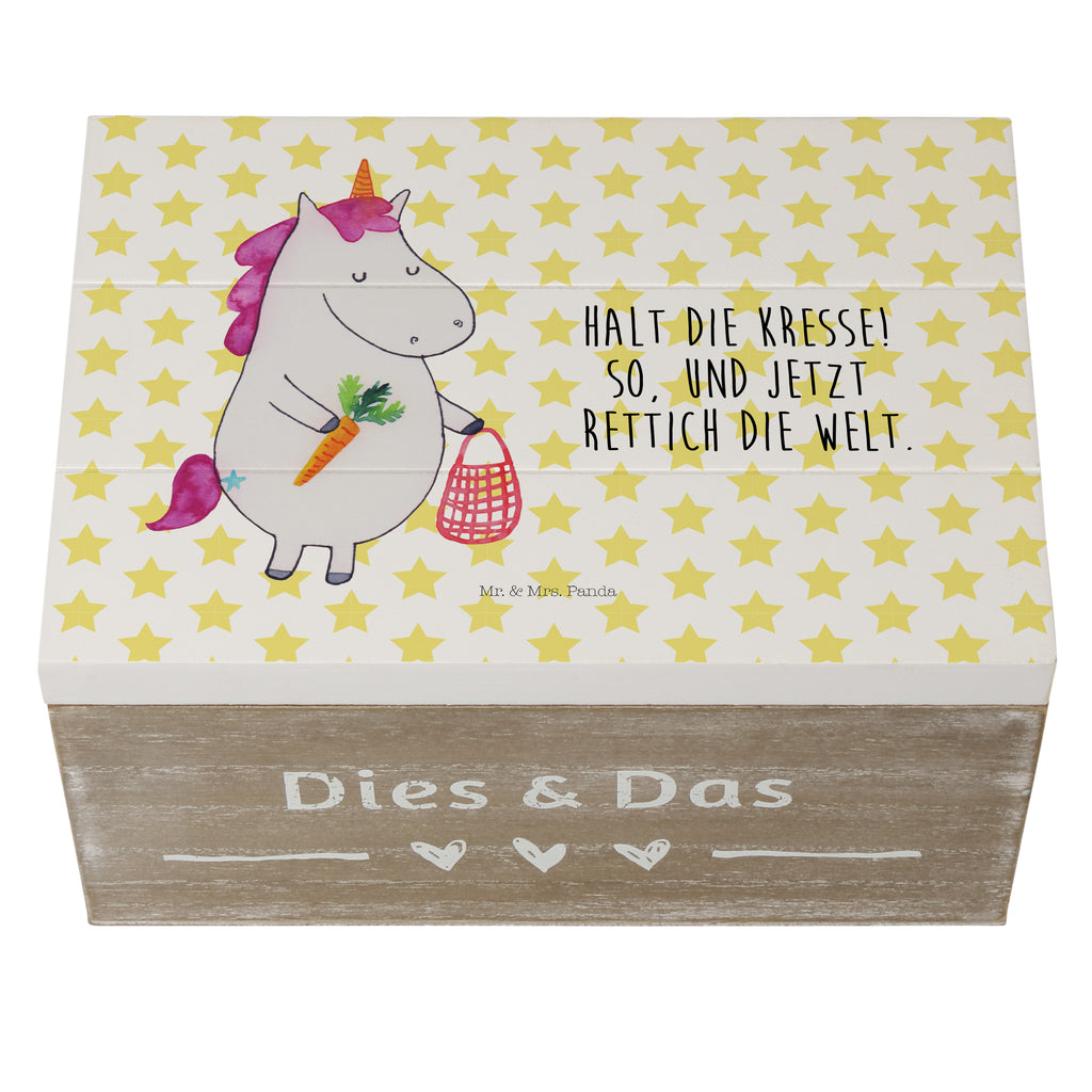 Holzkiste Einhorn Gemüse Holzkiste, Kiste, Schatzkiste, Truhe, Schatulle, XXL, Erinnerungsbox, Erinnerungskiste, Dekokiste, Aufbewahrungsbox, Einhorn, Einhörner, Einhorn Deko, Pegasus, Unicorn, Biomarkt, Bio, Gemüse, Wochenmarkt