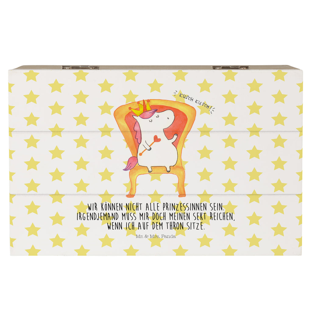 Holzkiste Einhorn König Holzkiste, Kiste, Schatzkiste, Truhe, Schatulle, XXL, Erinnerungsbox, Erinnerungskiste, Dekokiste, Aufbewahrungsbox, Einhorn, Einhörner, Einhorn Deko, Pegasus, Unicorn, König, Präsident, Bundeskanzler, Herrscher, Kaiser, Prinzessin, Krone