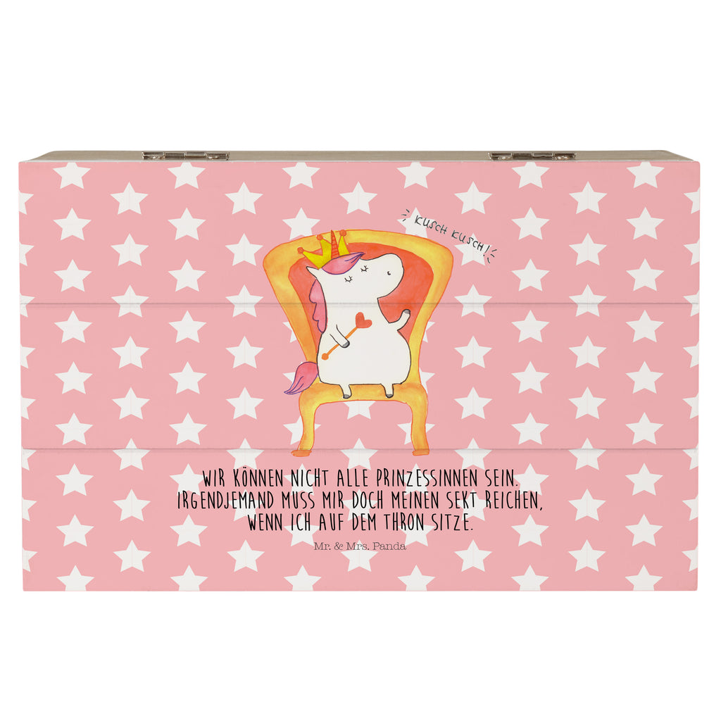 Holzkiste Einhorn König Holzkiste, Kiste, Schatzkiste, Truhe, Schatulle, XXL, Erinnerungsbox, Erinnerungskiste, Dekokiste, Aufbewahrungsbox, Einhorn, Einhörner, Einhorn Deko, Pegasus, Unicorn, König, Präsident, Bundeskanzler, Herrscher, Kaiser, Prinzessin, Krone