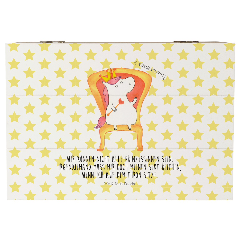 Holzkiste Einhorn König Holzkiste, Kiste, Schatzkiste, Truhe, Schatulle, XXL, Erinnerungsbox, Erinnerungskiste, Dekokiste, Aufbewahrungsbox, Einhorn, Einhörner, Einhorn Deko, Pegasus, Unicorn, König, Präsident, Bundeskanzler, Herrscher, Kaiser, Prinzessin, Krone