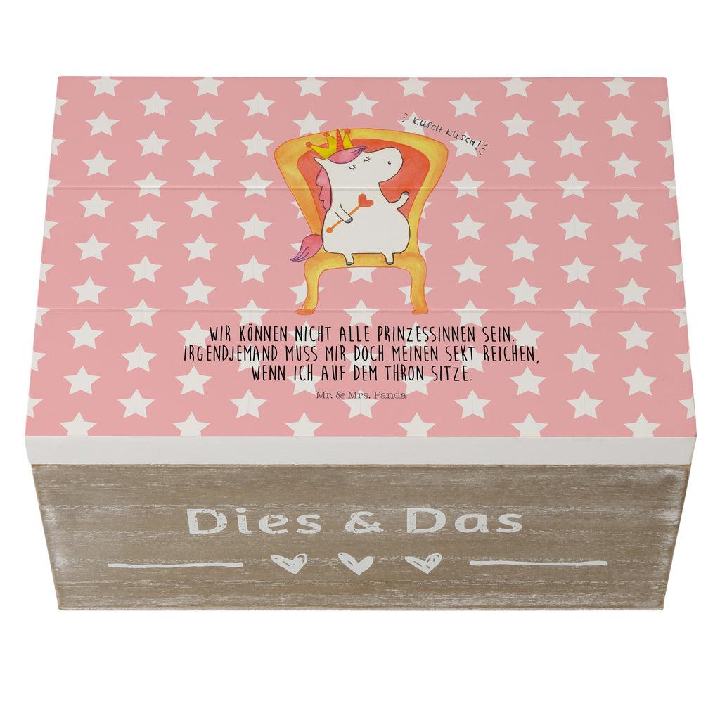 Holzkiste Einhorn König Holzkiste, Kiste, Schatzkiste, Truhe, Schatulle, XXL, Erinnerungsbox, Erinnerungskiste, Dekokiste, Aufbewahrungsbox, Einhorn, Einhörner, Einhorn Deko, Pegasus, Unicorn, König, Präsident, Bundeskanzler, Herrscher, Kaiser, Prinzessin, Krone