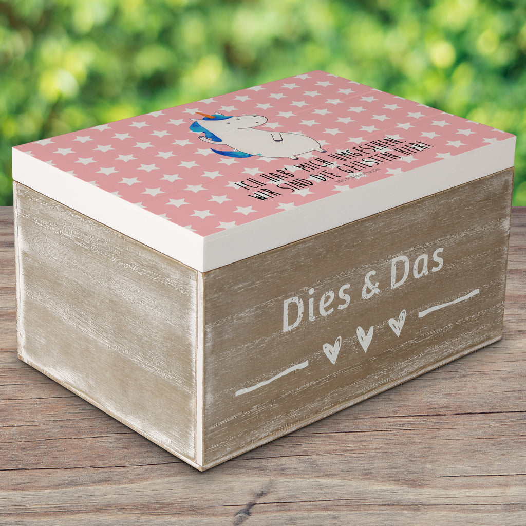 Holzkiste Einhorn Mann Holzkiste, Kiste, Schatzkiste, Truhe, Schatulle, XXL, Erinnerungsbox, Erinnerungskiste, Dekokiste, Aufbewahrungsbox, Einhorn, Einhörner, Einhorn Deko, Pegasus, Unicorn, cool, Mann, Freundin, Familie, bester Freund, BFF, Party, hübsch, beste